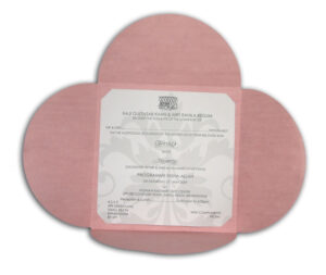 blossom red envelopment opening party invitations-0