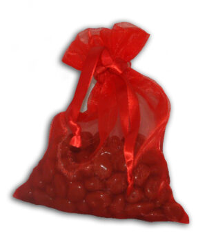 Red Sheer wedding or party favour Bag-1215