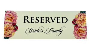 RV 103 TABLE RESERVED PLACE CARD -4840