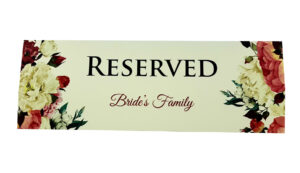 RV 104 TABLE RESERVED PLACE CARD -4843