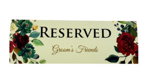 RV 105 TABLE RESERVED PLACE CARD -4846