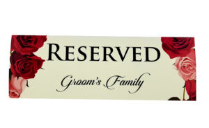 RV 109 TABLE RESERVED PLACE CARD -4853