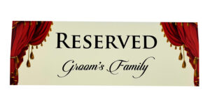 RV 111 TABLE RESERVED PLACE CARD -4857