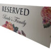 RV 201 Table Decoration Reserved Card Bride's Family -0