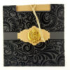 Sikh Black Velvet Pocket Invitation SC 5577 -0