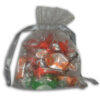 Silver Sheer sweet party favor Bag-0