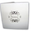 white invitation cards