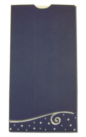 T016 Navy blue pocket sleeve party invitation-1548
