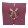 W001 Burgundy Gatefold Heart Invitation-0