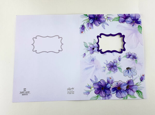 SC 2743 Pastel Watercolour Purple Floral Invitation-5029
