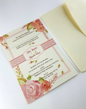 SC 2747 Watercolour peach rose and pearl flat invitation-0
