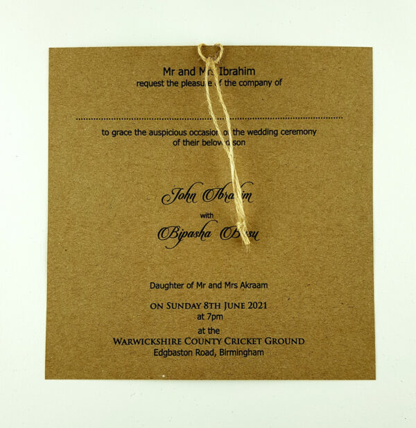SC 5621 Exquisite vintage lace design pocket invitation-5111
