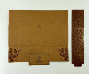 SC 5619 Antique brown kraft Invitation-5144