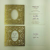 LC 1908 Sparkle Glitter Gold Laser Cut Pocket Invitation-0