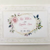 Panache 3077 Ivory nouveau floral embossed card-0