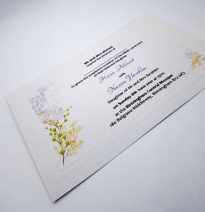 Panache 718 - 105 Floral embossed Invitation-5598