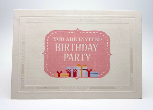 Panache 823 GBP Birthday Invitation-0