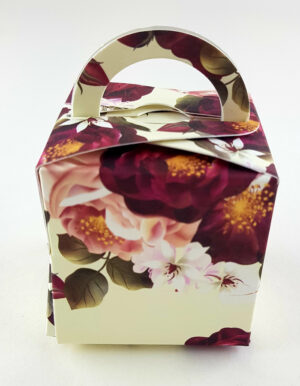 Floral printed square boxes