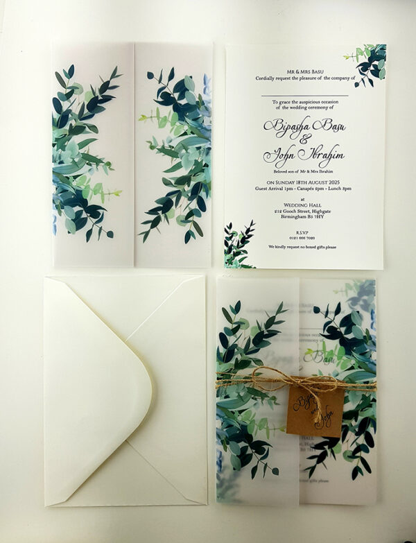 Vellum Kraft Invitation