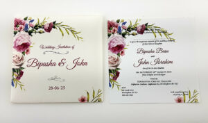 ABC 878 Personalised Floral Pocket Invitation-5759