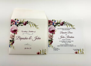 ABC 878 Personalised Floral Pocket Invitation-5765