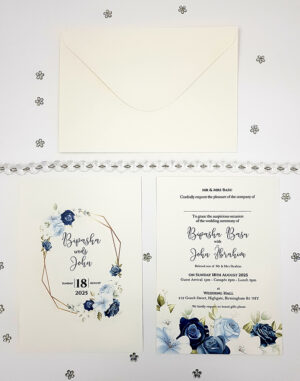 ABC 1052 Floral A5 Invitation-5987