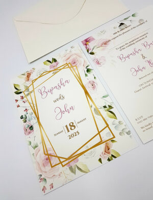 ABC 1068 Floral A5 Invitation-6101