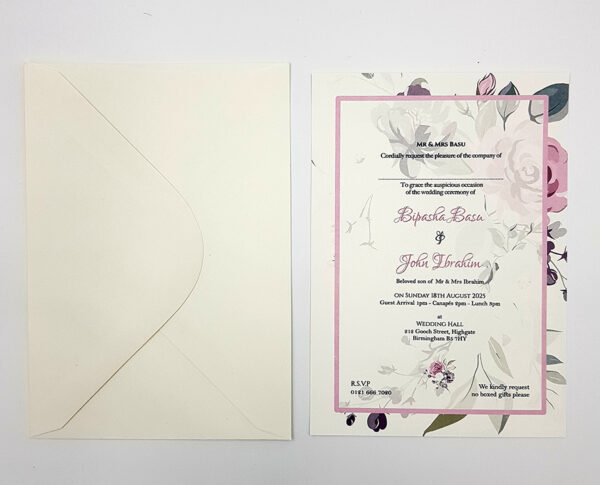 ABC 1104 Floral A5 Invitation-6129