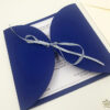 MCC Simple Blue with silver ribbon gatefold invitation-0