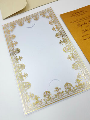 SC 3731 Acrylic Gold foiled Invitation-0