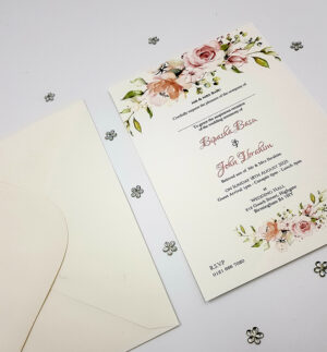 ABC 1105 Floral A5 Invitation-0