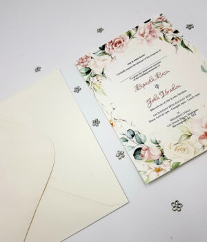 ABC 1106 Floral A5 Invitation-0