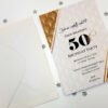 50th custom birthday invitations
