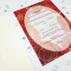 translucent 50th wedding anniversary invitations