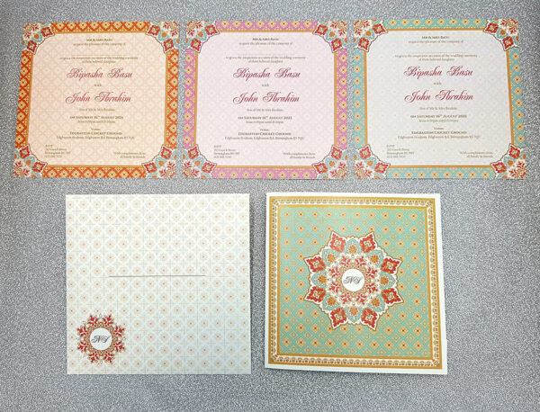 Pakistani marriage invitation cards