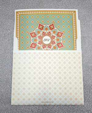 Geometric Design Indian wedding cards order online