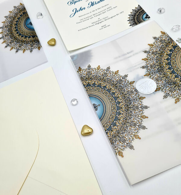 wedding invitations vellum paper Islamic