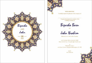 Asian wedding invitations with sheer vellum overlay