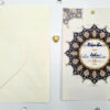 Hindu Design invitation with vellum paper