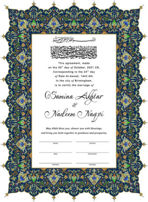register marriage muslim certificate