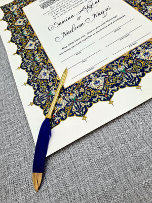 muslim marriage certificate sample