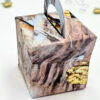 Marble print candy boxes wholesale in grey and black