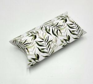 PLW 402 Green Leaves Pillow Boxes-0