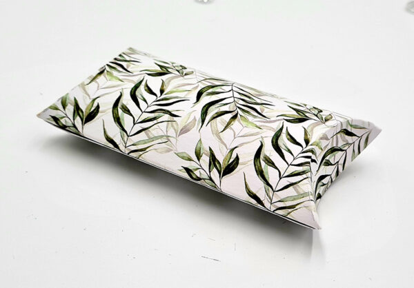 PLW 402 Green Leaves Pillow Boxes-6995