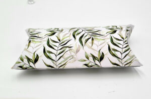 PLW 402 Green Leaves Pillow Boxes-6996