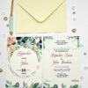 ABC 1132 Floral A5 Double Sided Invitation-0