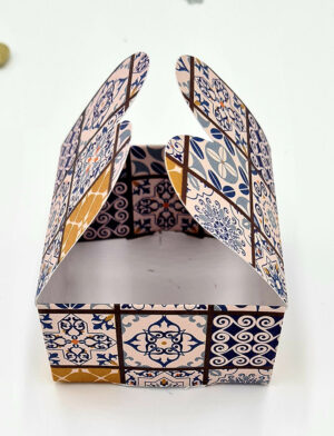 Moroccan Print BTC 403 Printed Butterfly Favour Box-7254