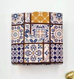 Moroccan Print BTC 403 Printed Butterfly Favour Box-7257
