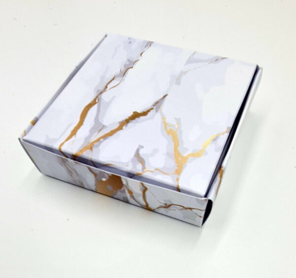 White Marble wedding favour boxes