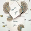 Bride and groom party favor boxes